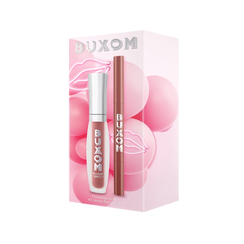 BUXOM Plumping Lip Kit - Plump Shot™ Dolly + Power Line™ Lip Liner Hush Hush - Image 1
